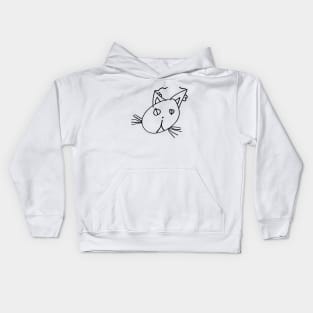 Izzo Cat Black Kids Hoodie